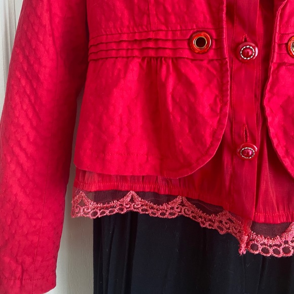 KAMAQI fitted red blazer - Picture 2 of 10